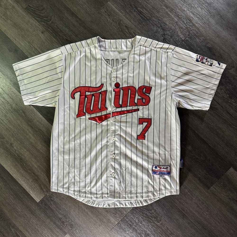 Majestic Minnesota Twins Size 52 White Jersey
